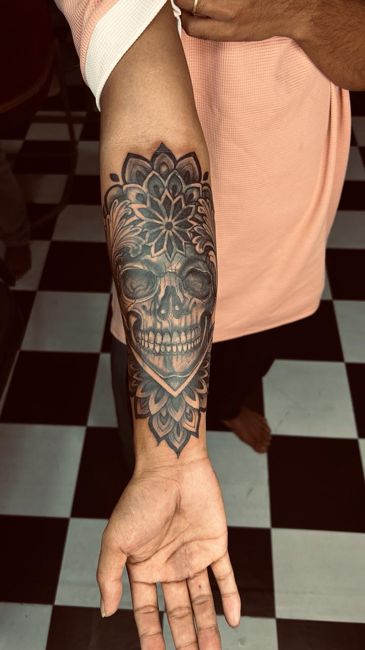 Custom tattoo work, portfolio piece 1 — Rathnam Tattoos Studio, Vijayawada
