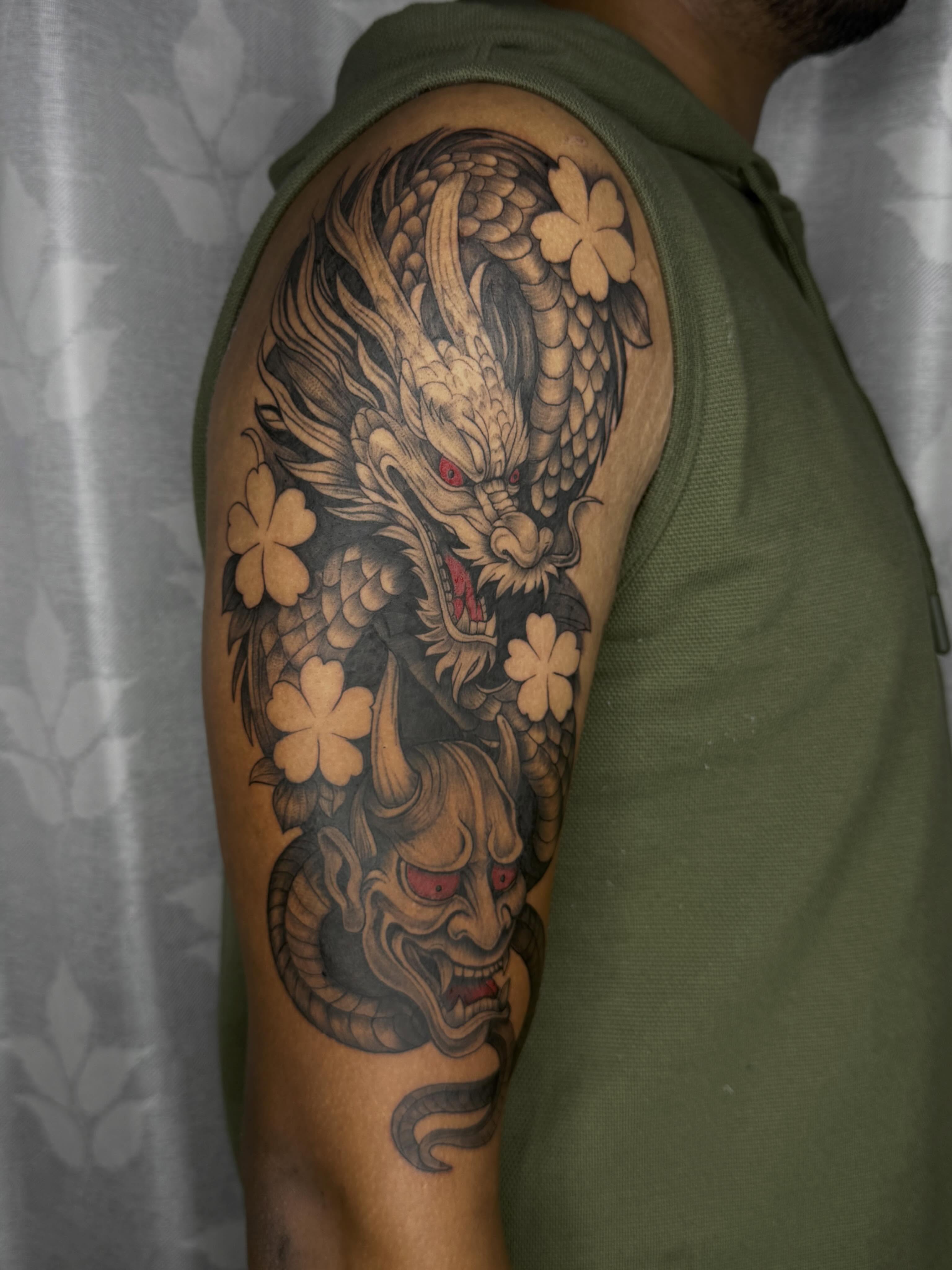 Custom tattoo work, portfolio piece 2 — Rathnam Tattoos Studio, Vijayawada