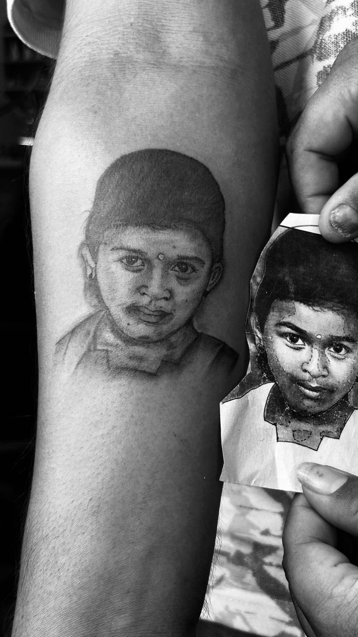 Custom tattoo work, portfolio piece 5 — Rathnam Tattoos Studio, Vijayawada