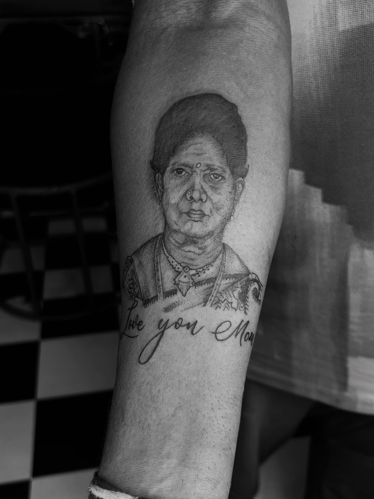 Custom tattoo work, portfolio piece 7 — Rathnam Tattoos Studio, Vijayawada