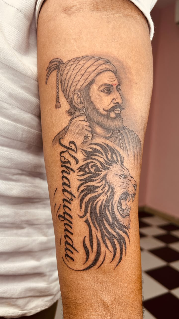 Finished tattoo work from the studio